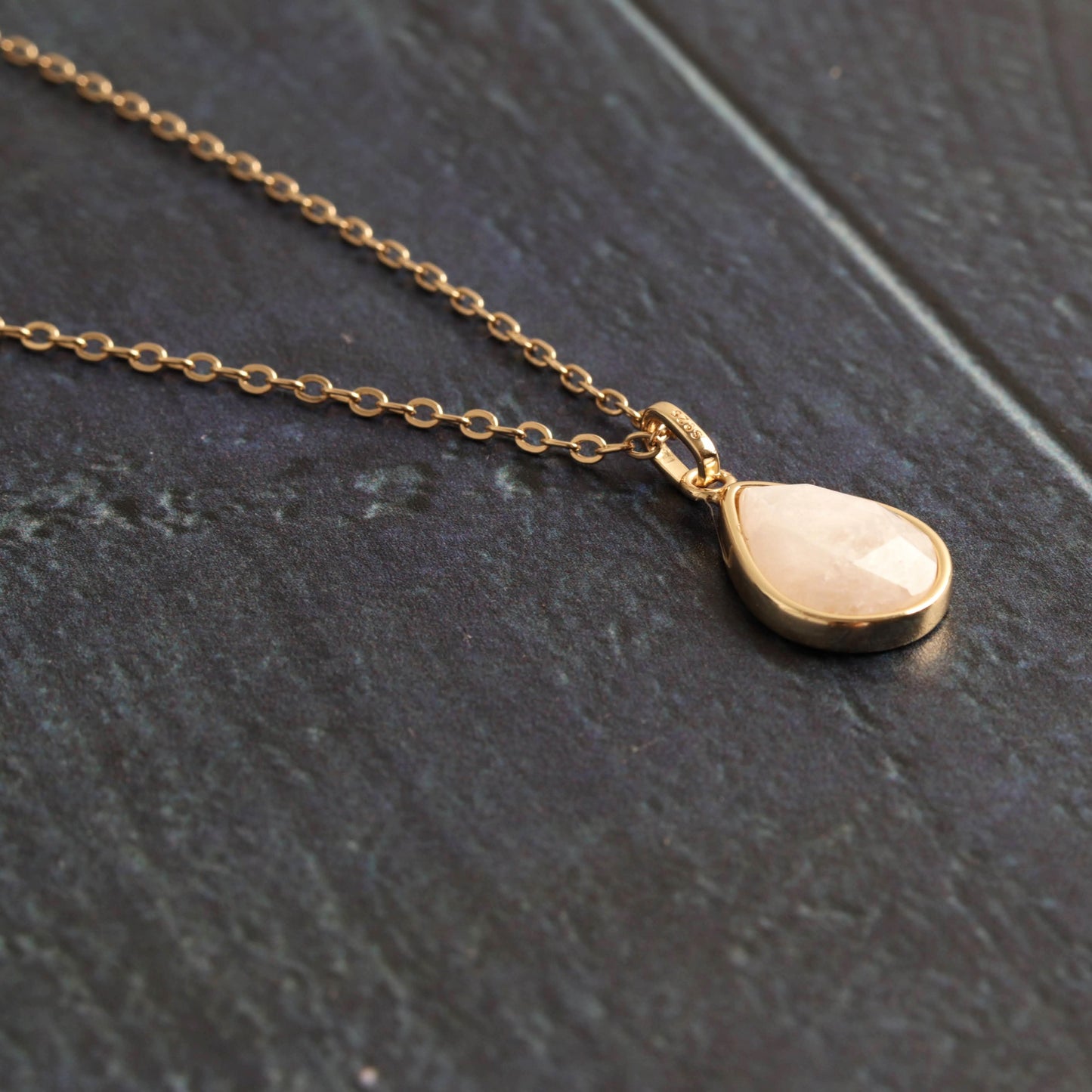 Moonstone teardrop