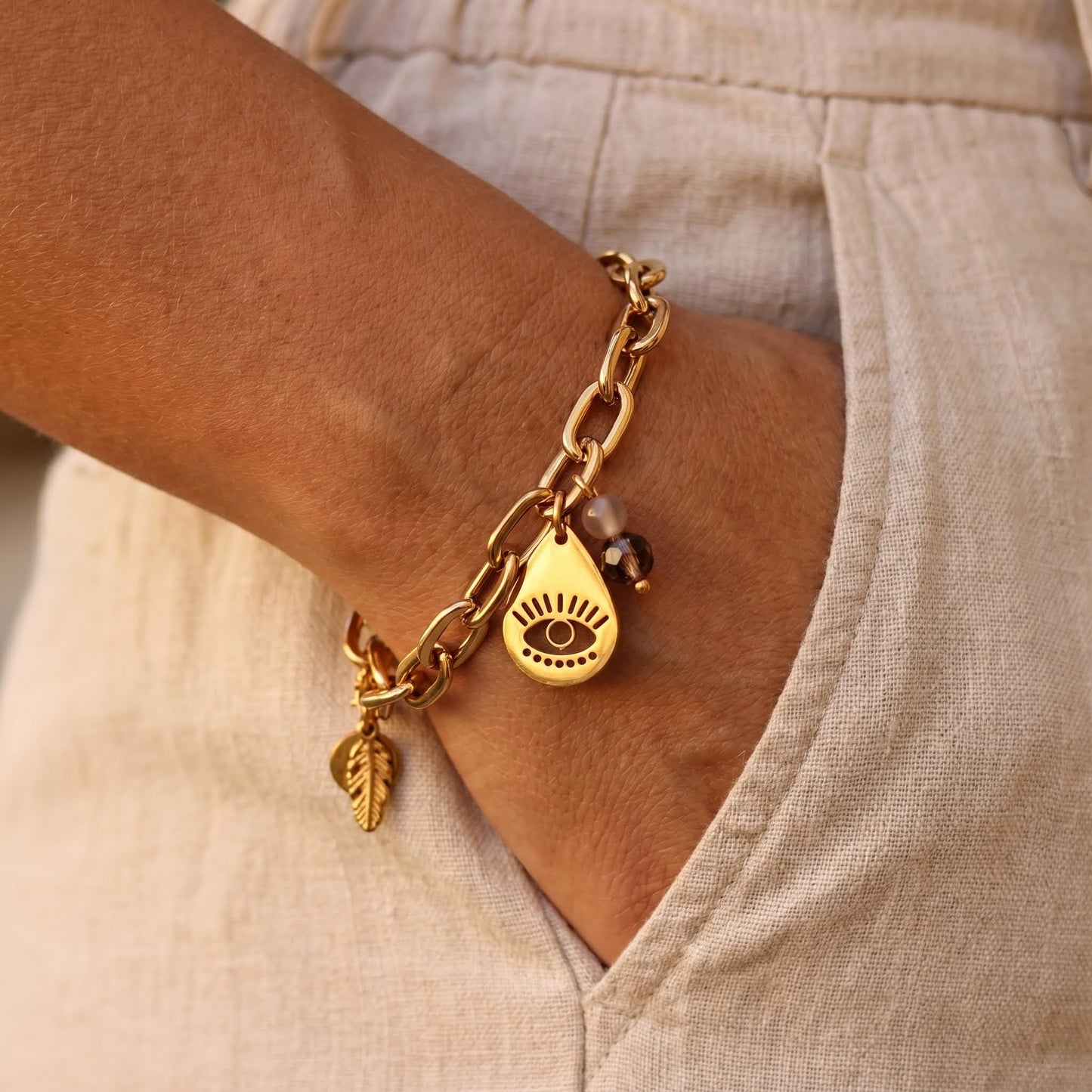 Eye of Ember Bracelet - Handmade Jewellery - i am boho