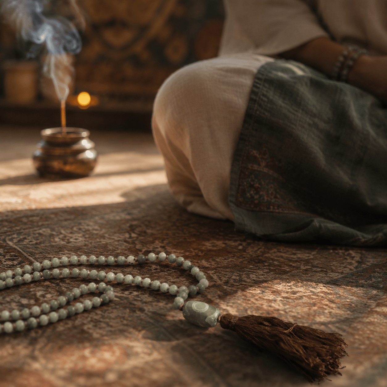 Peace Jade Mala - Handmade Jewellery - i am boho