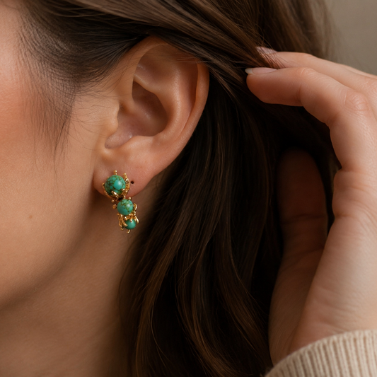 Howlite Stud