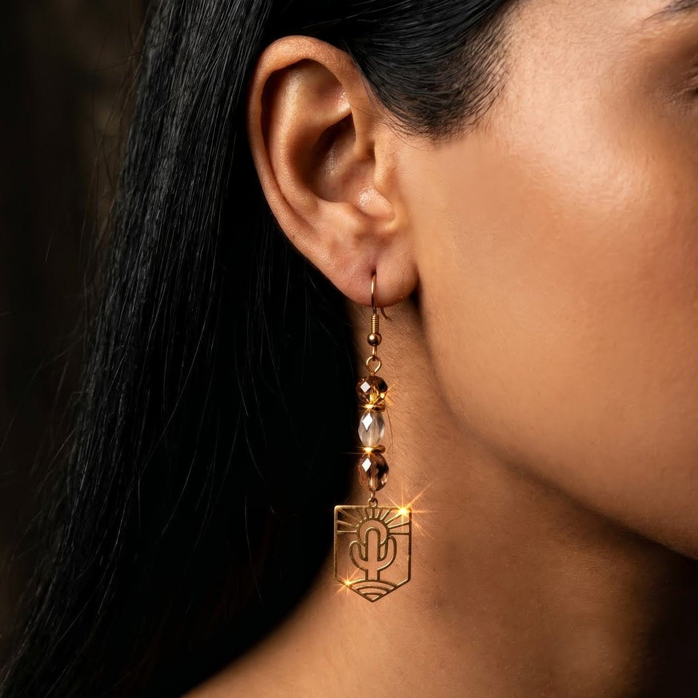Thriving in the Wild Earrings - Handmade Jewellery - i am boho