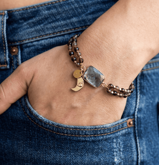 Moonlit Labradorite Bracelet - Handmade Jewellery - i am boho