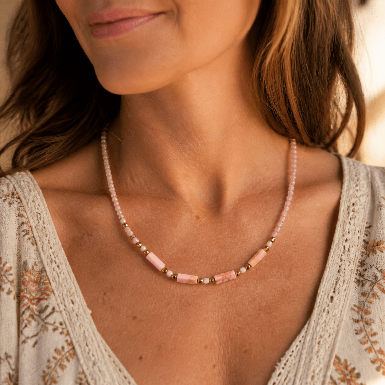 Rosewater Beads- Handmade Jewellery - i am boho