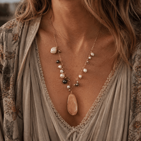 Peach & Pearl- Handmade Jewellery - i am boho