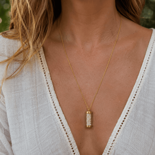 Moonstone Vial- Handmade Jewellery - i am boho