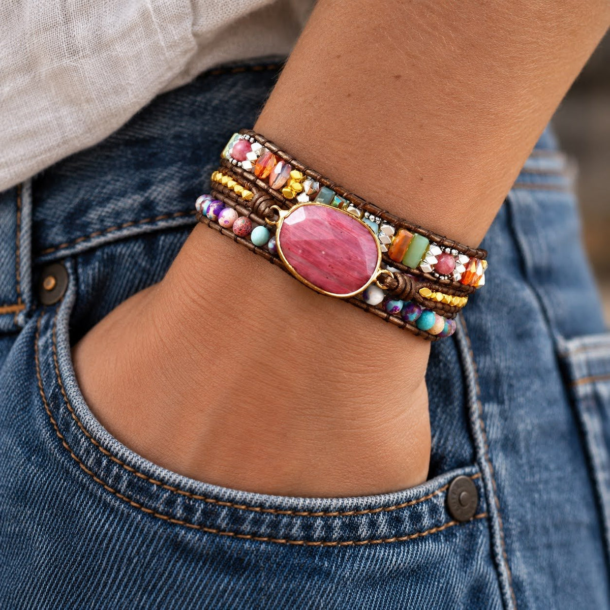 Lorde Rhodonite- Handmade Jewellery - i am boho