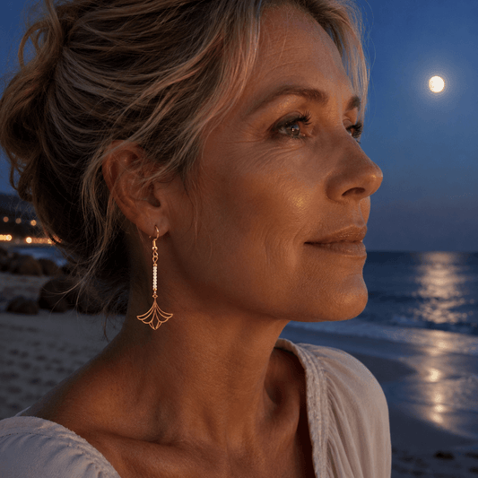 Fleur moonstone- Handmade Jewellery - i am boho