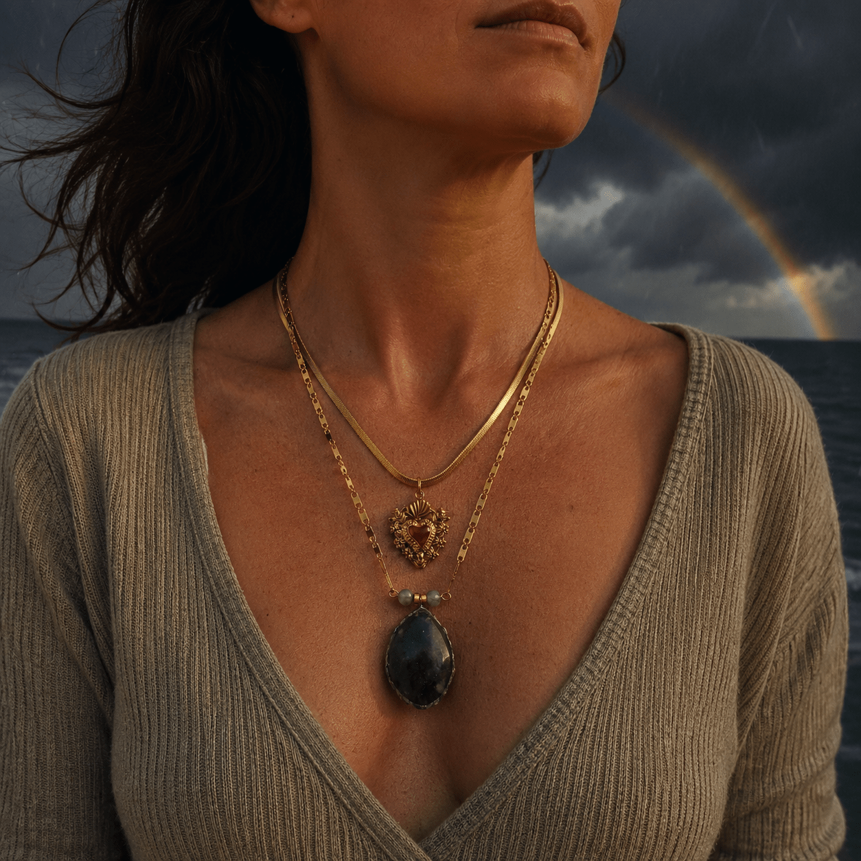 Sacred Heart, Secret Colour- Handmade Jewellery - i am boho