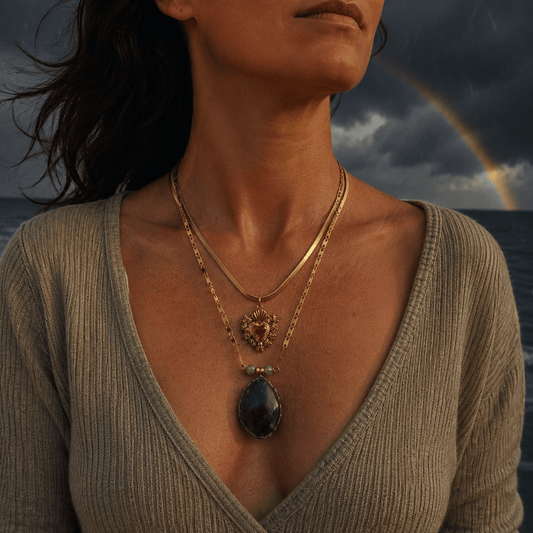 Sacred Heart, Secret Colour- Handmade Jewellery - i am boho