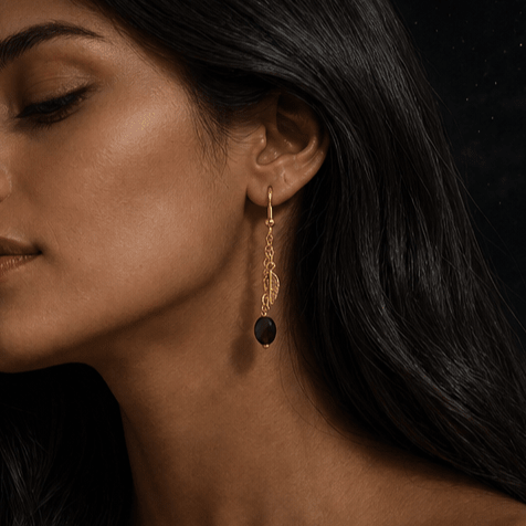 Night Plume- Handmade Jewellery - i am boho