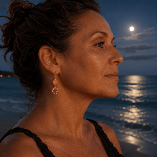 Monstera moon- Handmade Jewellery - i am boho