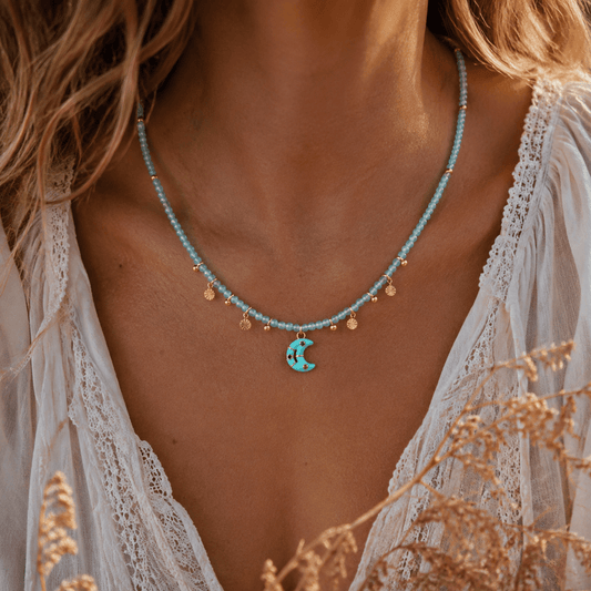 Aqua Moon- Handmade Jewellery - i am boho