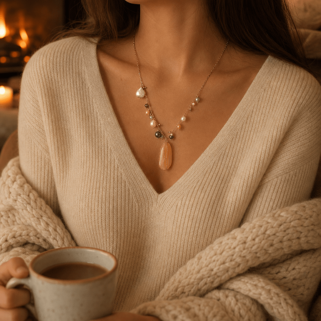 Peach & Pearl- Handmade Jewellery - i am boho