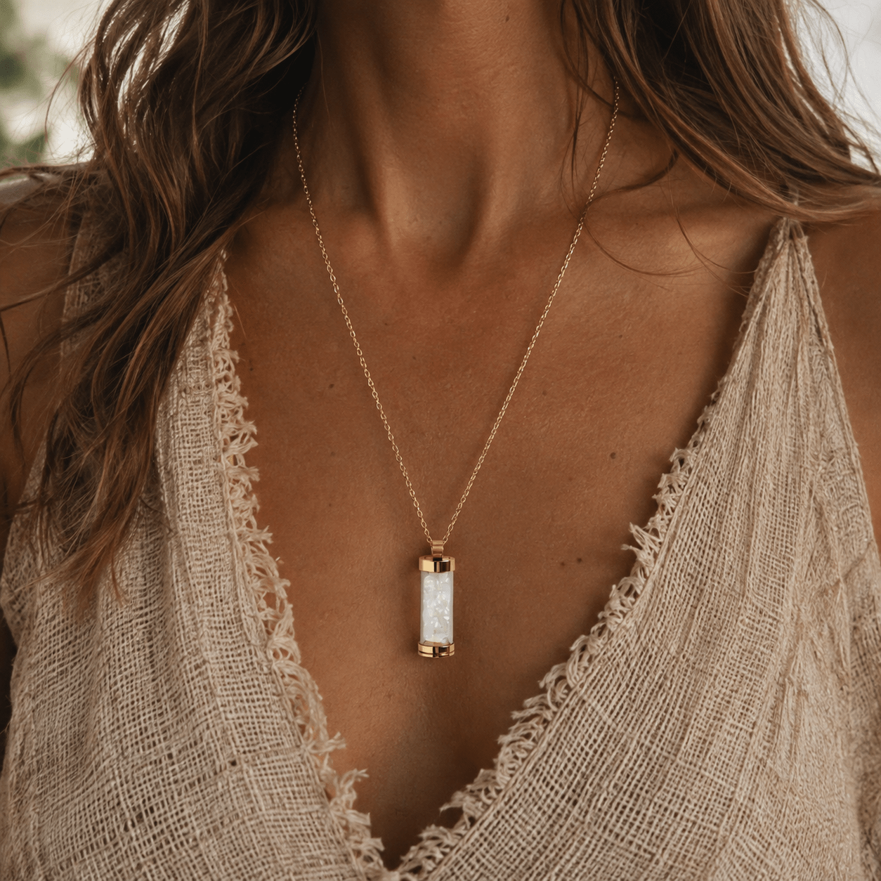 Moonstone Vial- Handmade Jewellery - i am boho