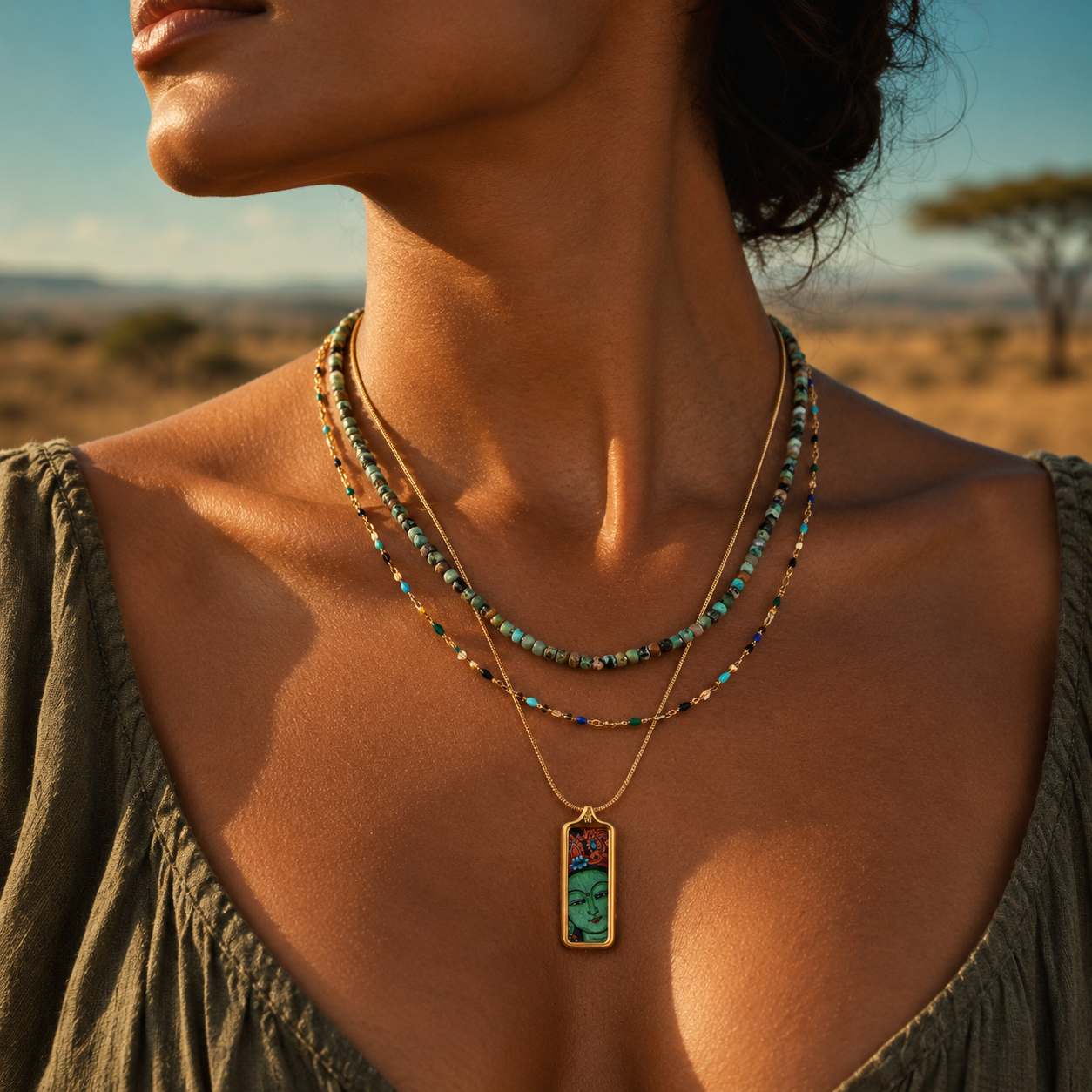 The Painted Pendant