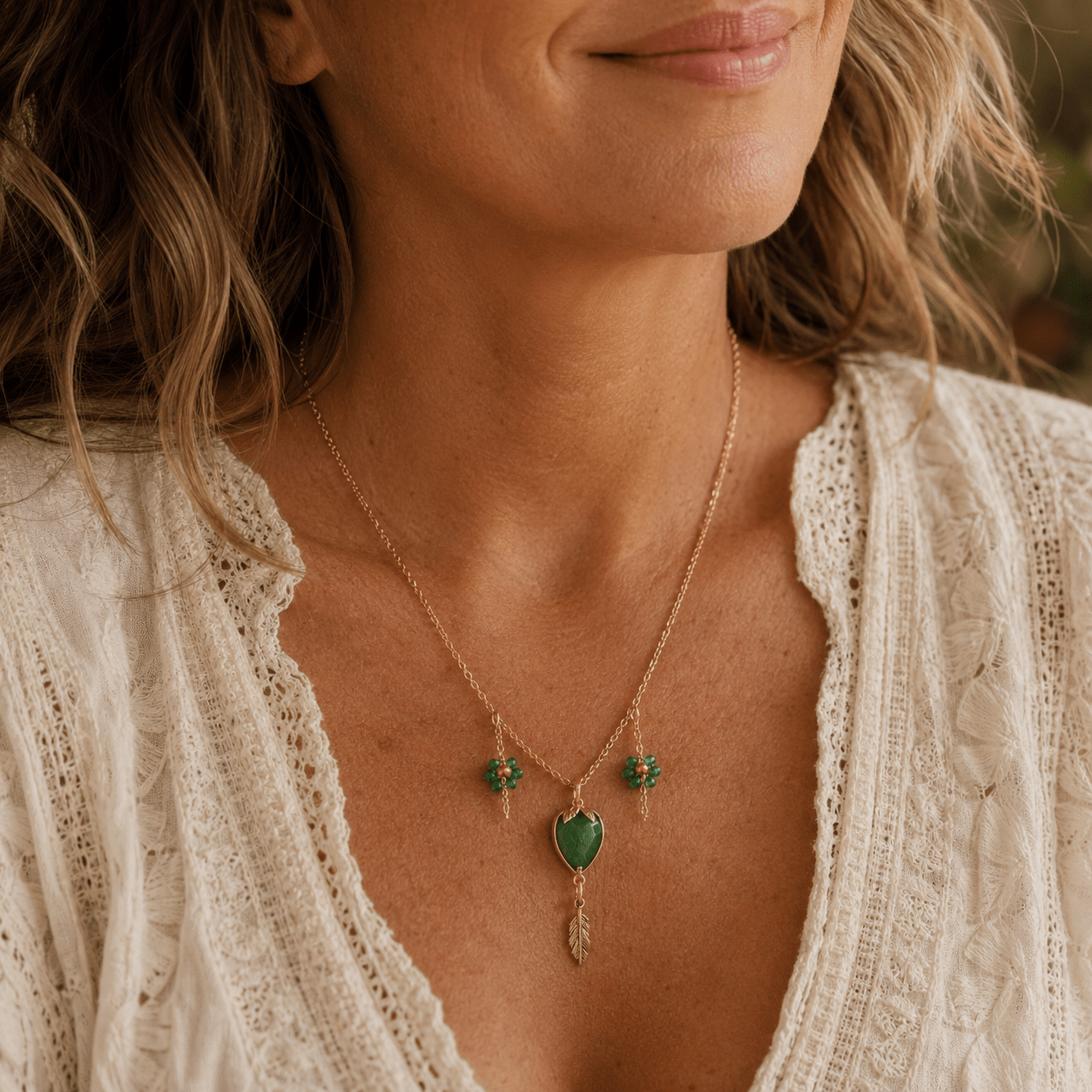 Aventurine Cluster- Handmade Jewellery - i am boho
