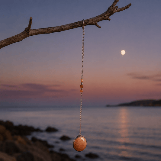Peachy moon drop room hanger- Handmade Jewellery - i am boho