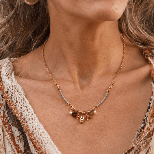 Amber & Pearl boheme- Handmade Jewellery - i am boho