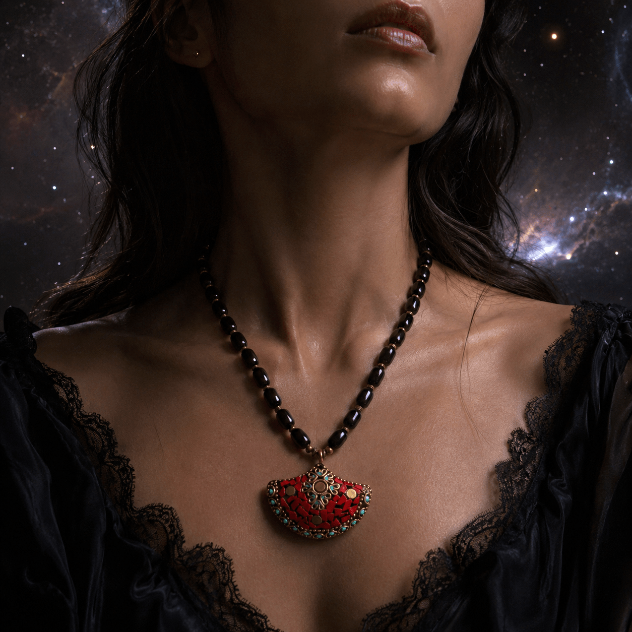 The Dark Mandala- Handmade Jewellery - i am boho