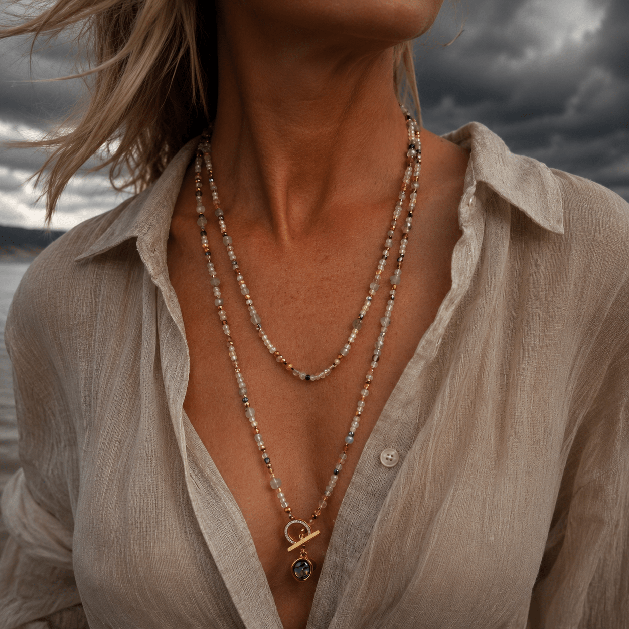 Loose Storm Lariat- Handmade Jewellery - i am boho