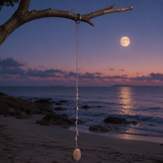 Moonlit Talisman Hanging Charm- Handmade Jewellery - i am boho