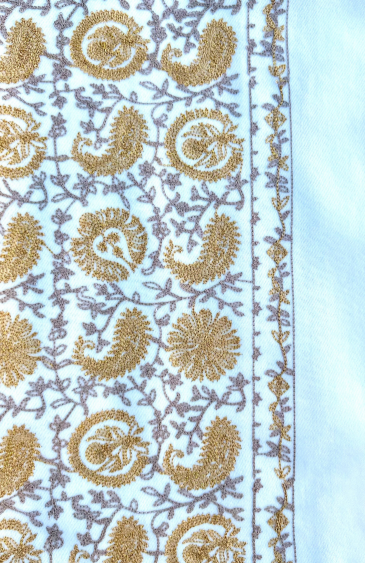 Cashmere Pashmina in Golden Pearl