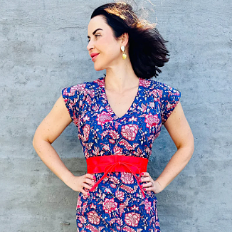 Savita in Sapphire Daisy