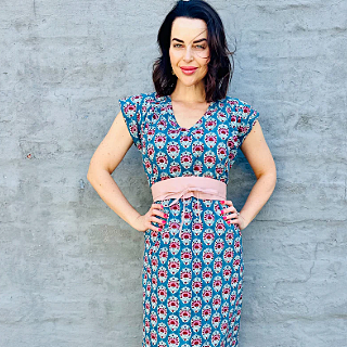 Savita in Teal Bouquet