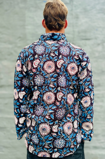 Long sleeve in Ebony Botanical